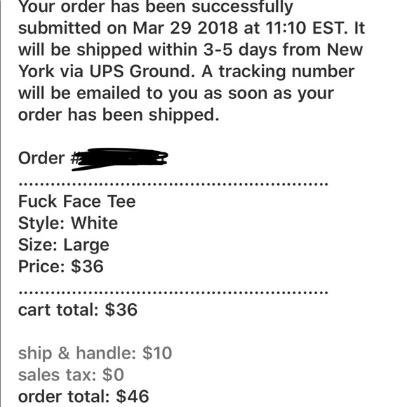 Supreme fuck face Tee - Picture 2 of 2